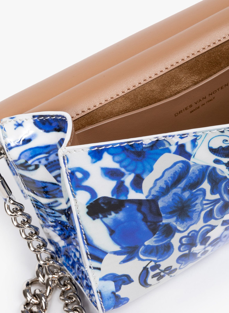 Dries Van Noten PRINTED CHAIN CLUTCH outlook