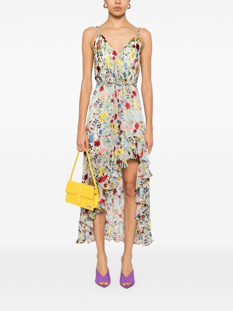 Alice + Olivia floral-print midi dress outlook