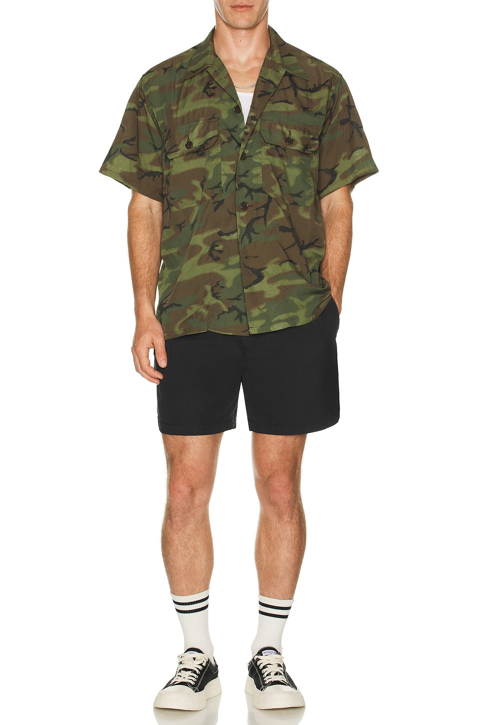 Mil-Sht Mesh Camo Jacquard Mapping Print - 4