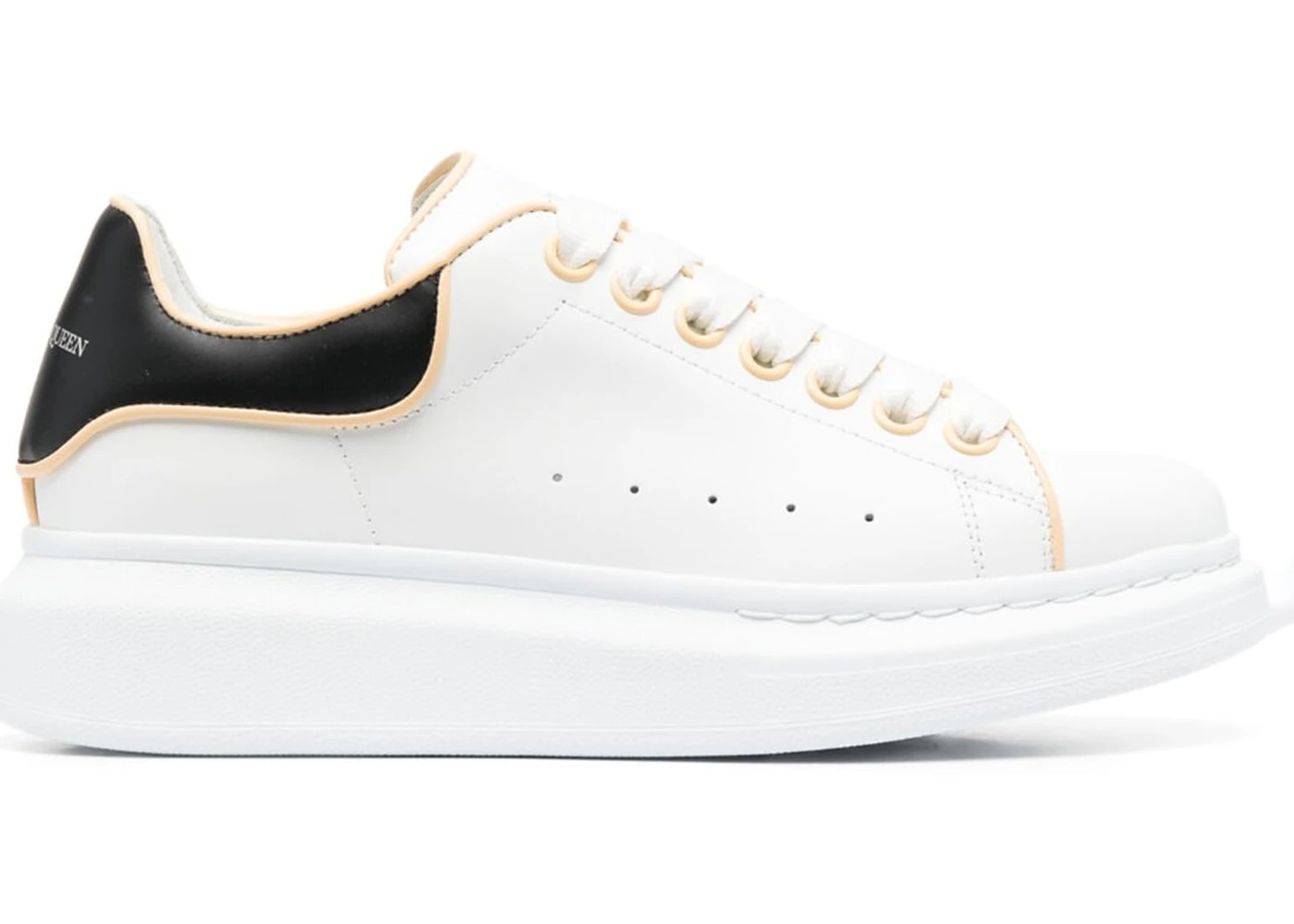 Alexander McQueen Oversized White Black Yellow (Women's) - 1