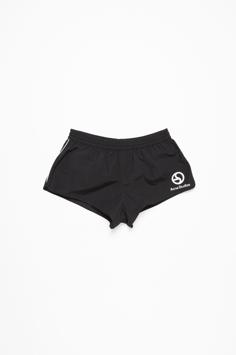 Cotton blend shorts - Black 1