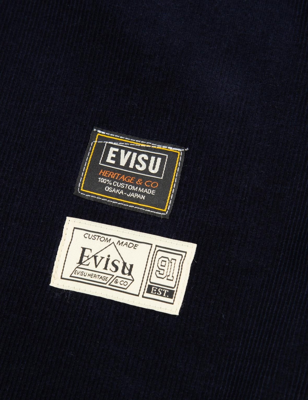 LOGO EMBROIDERY CORDUROY SHIRT - 7