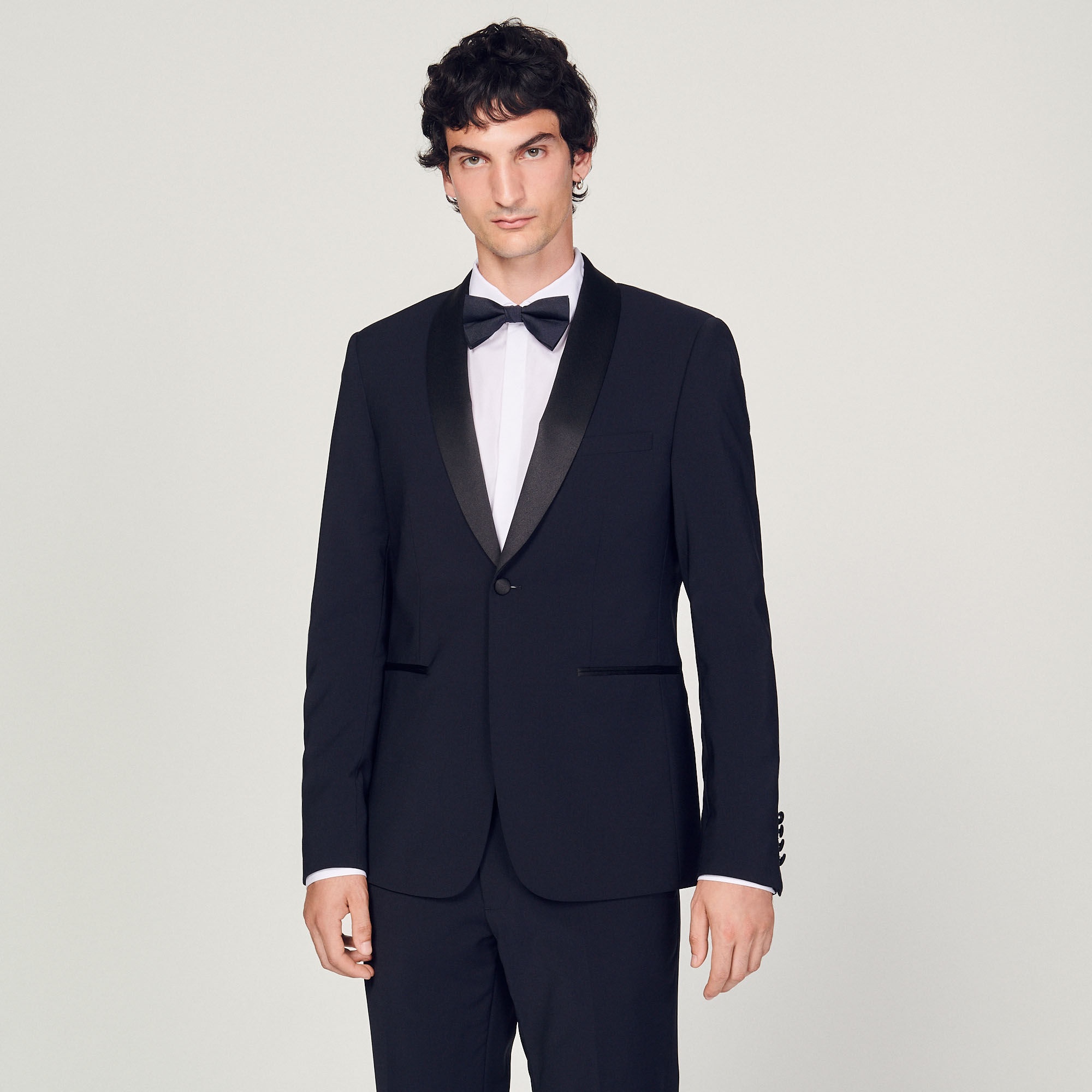 TUXEDO JACKET WITH SATIN - 5