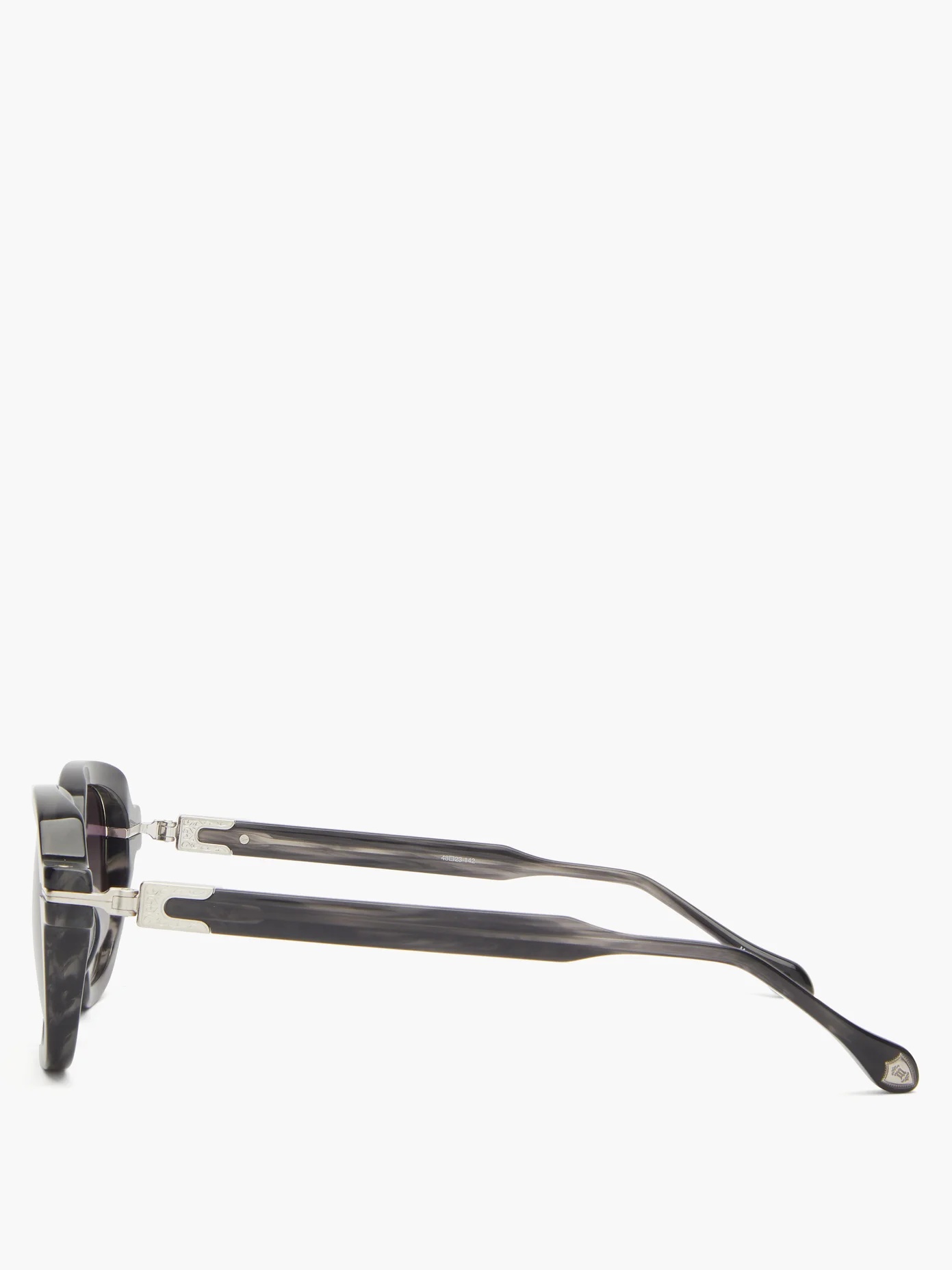 Square acetate sunglasses - 3