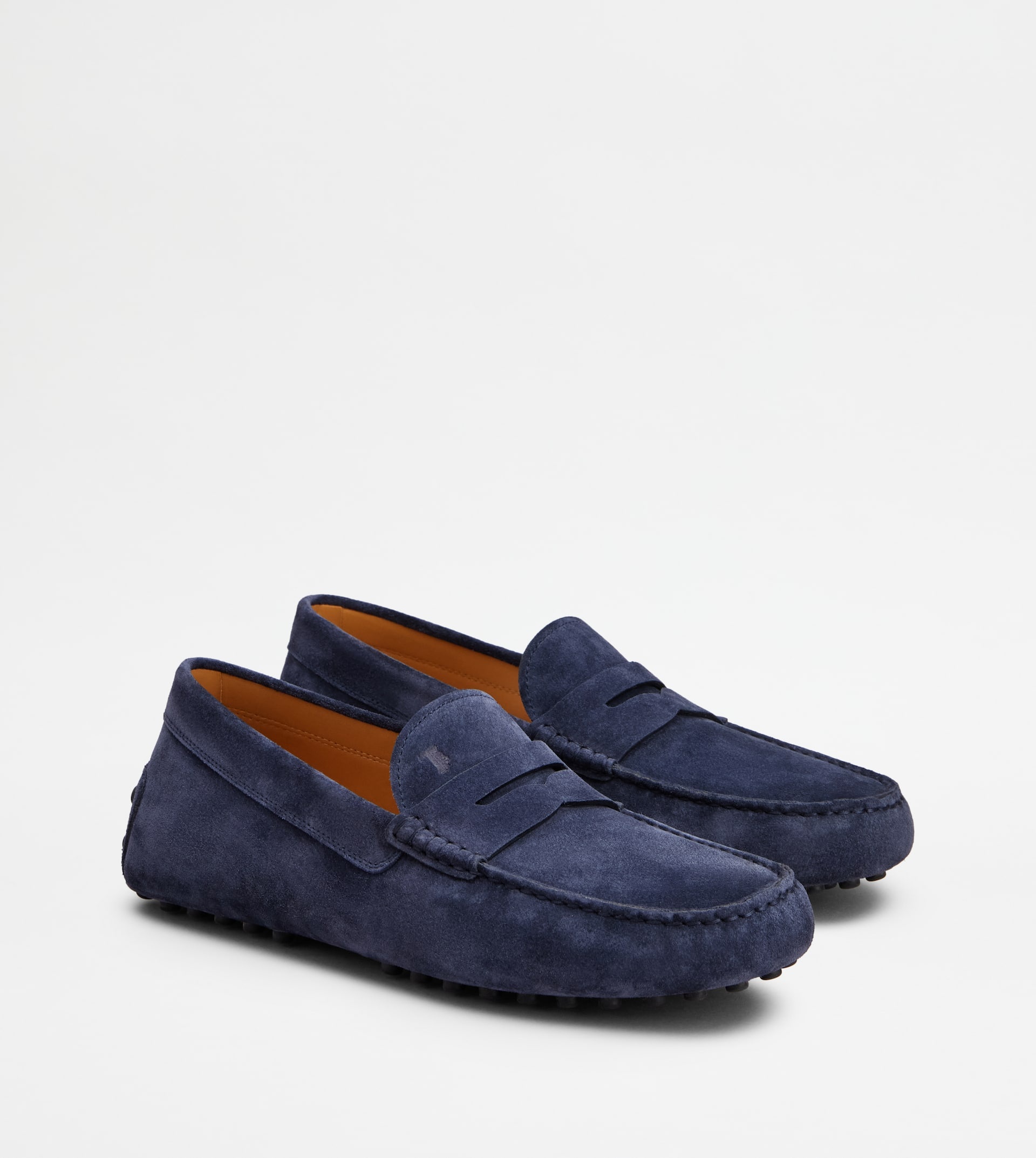GOMMINO DRIVING SHOES IN SUEDE - BLUE - 2