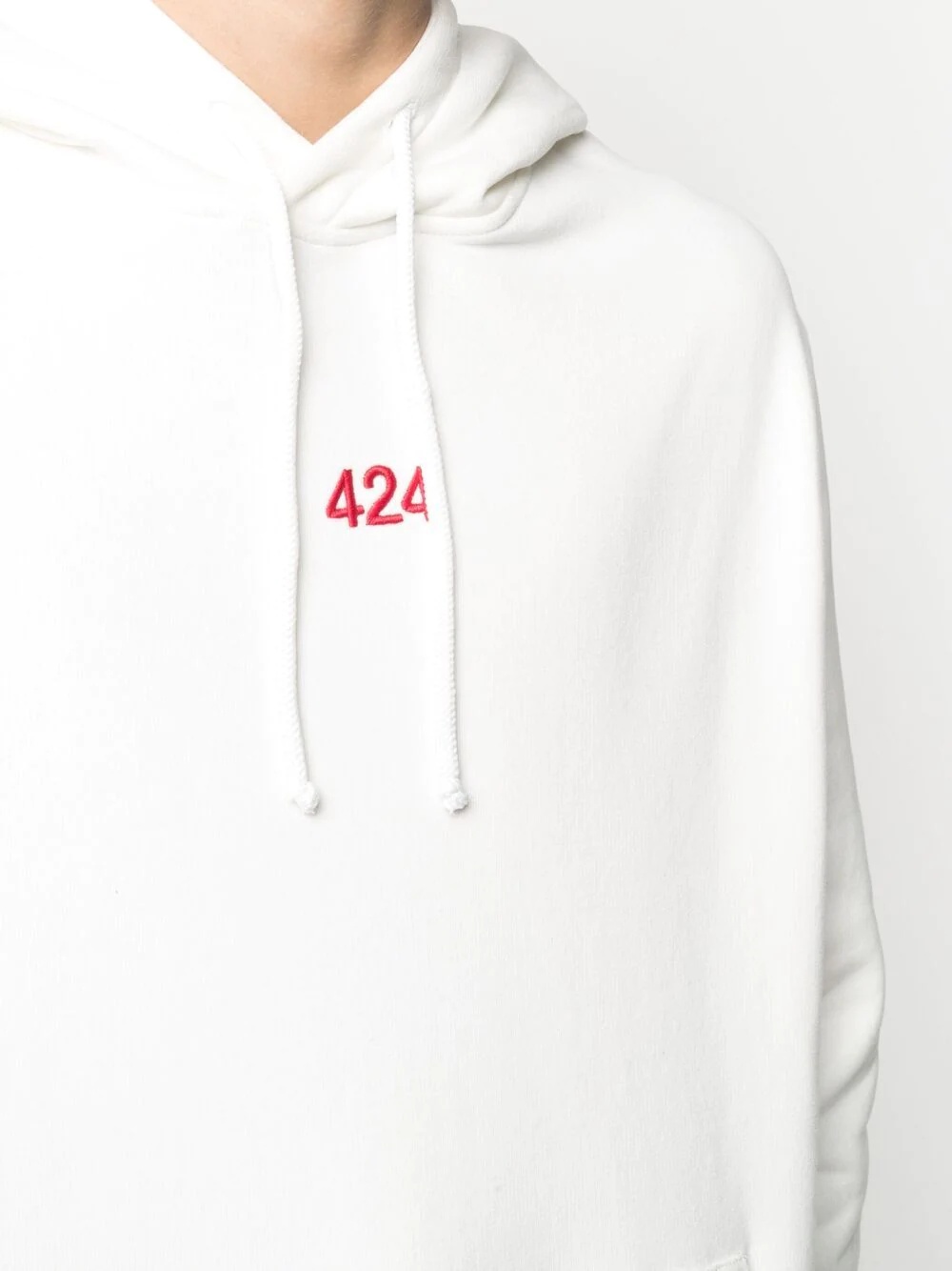 logo-embroidered hoodie - 5