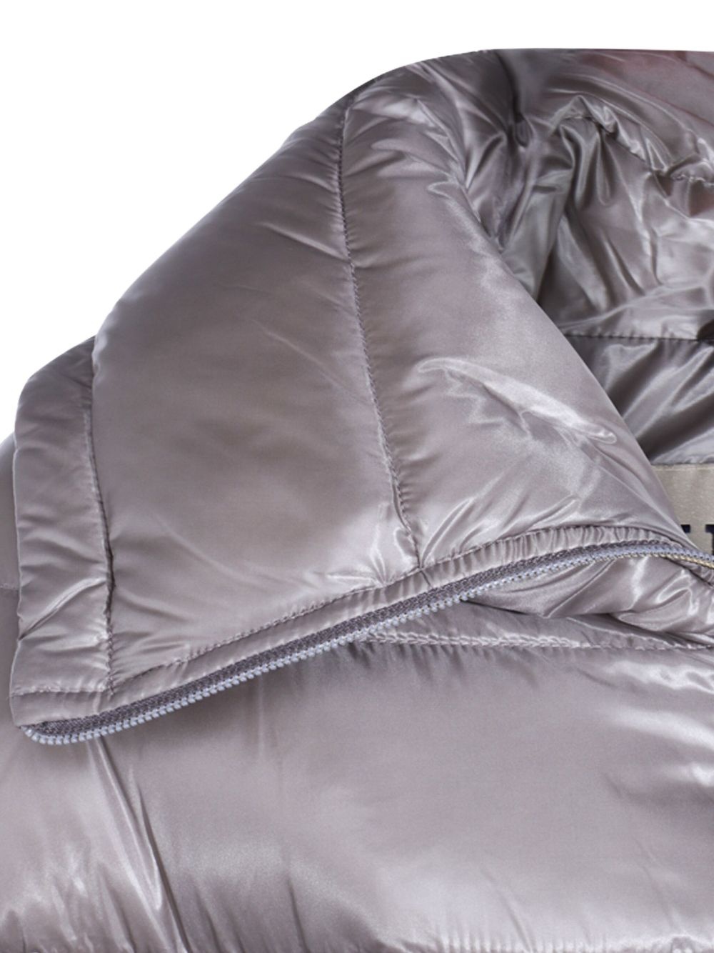 quilted three-quarter-sleeve coat - 3