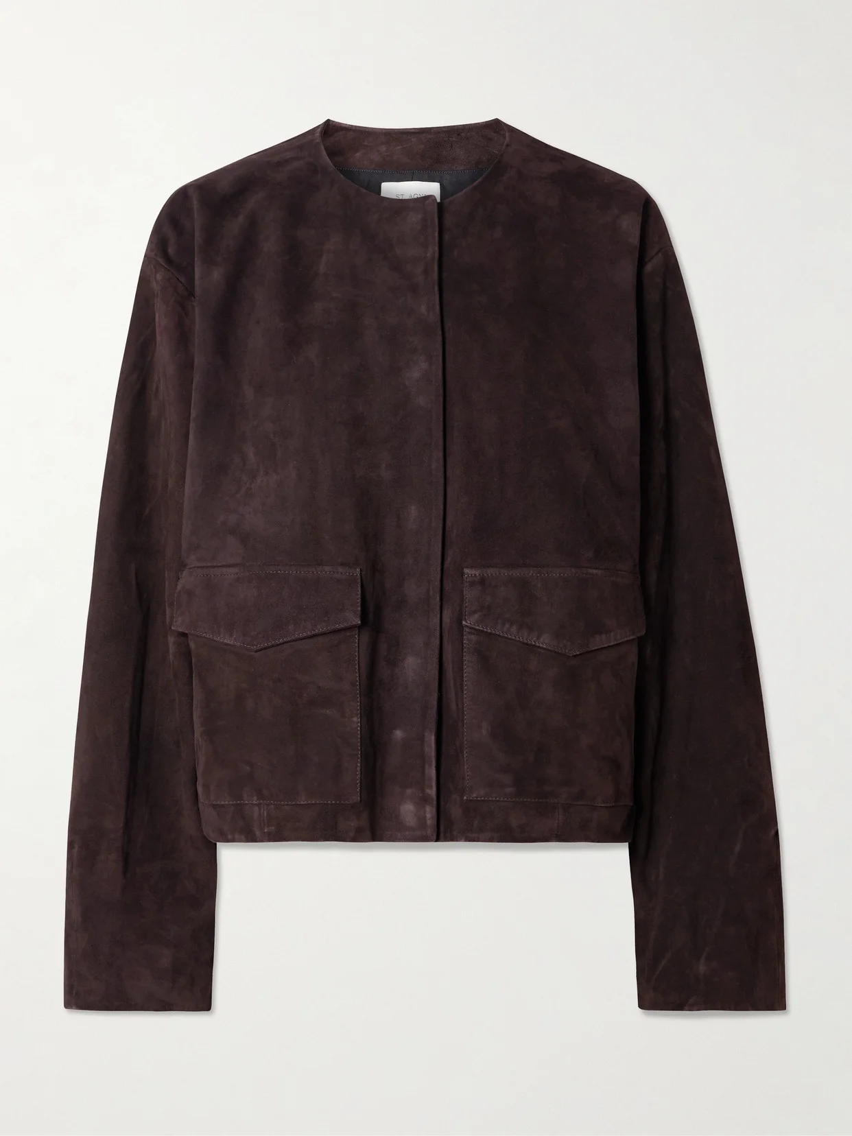 Utility Cocoon Suede Jacket - 1