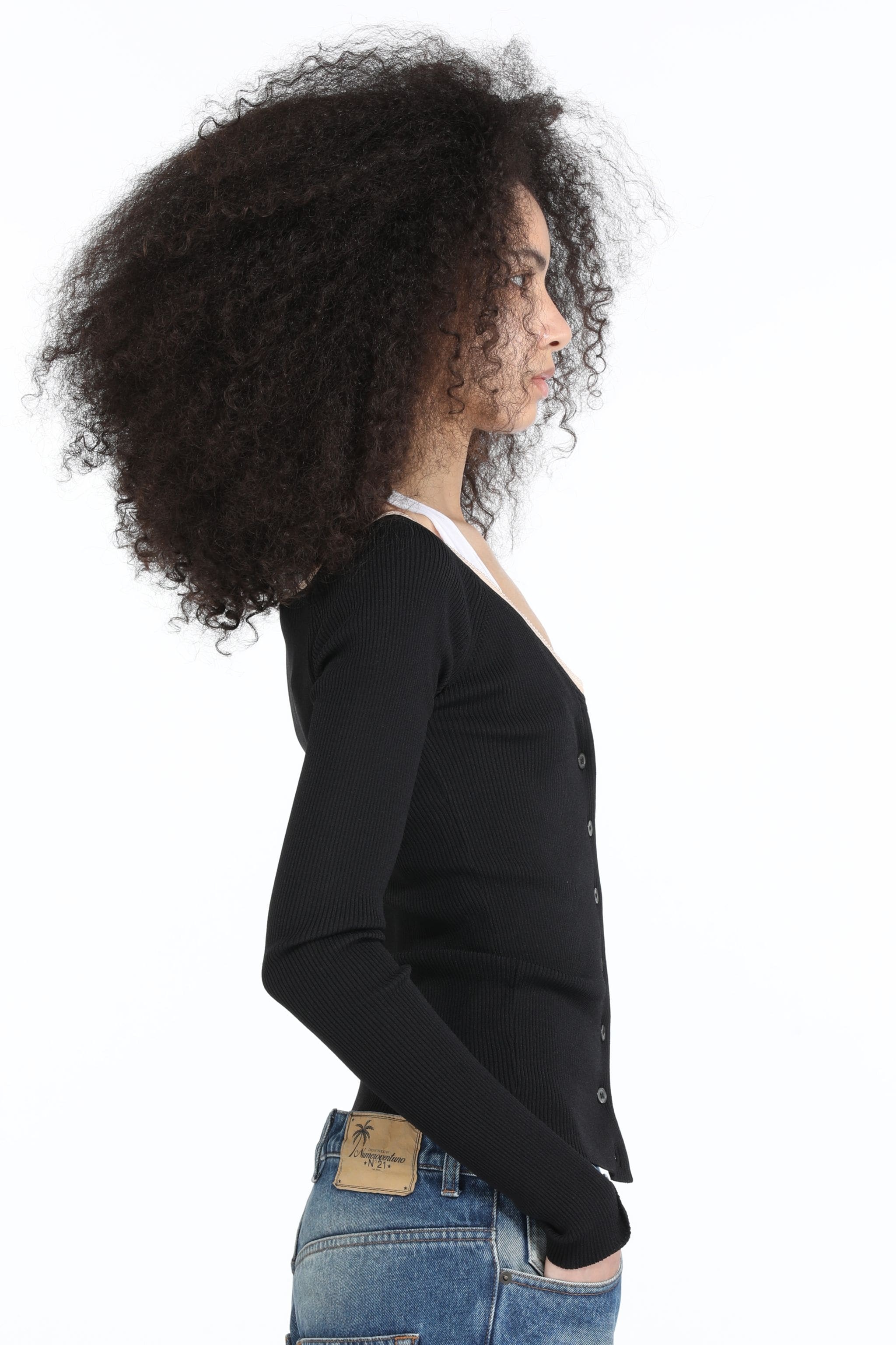 RIBBED-KNIT CARDIGAN - 3