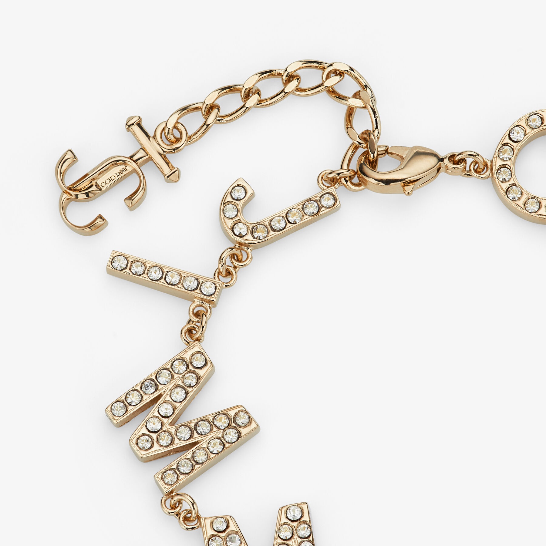 Jimmy Choo Bracelet
Gold-Finish Metal Bracelet with Crystals - 3