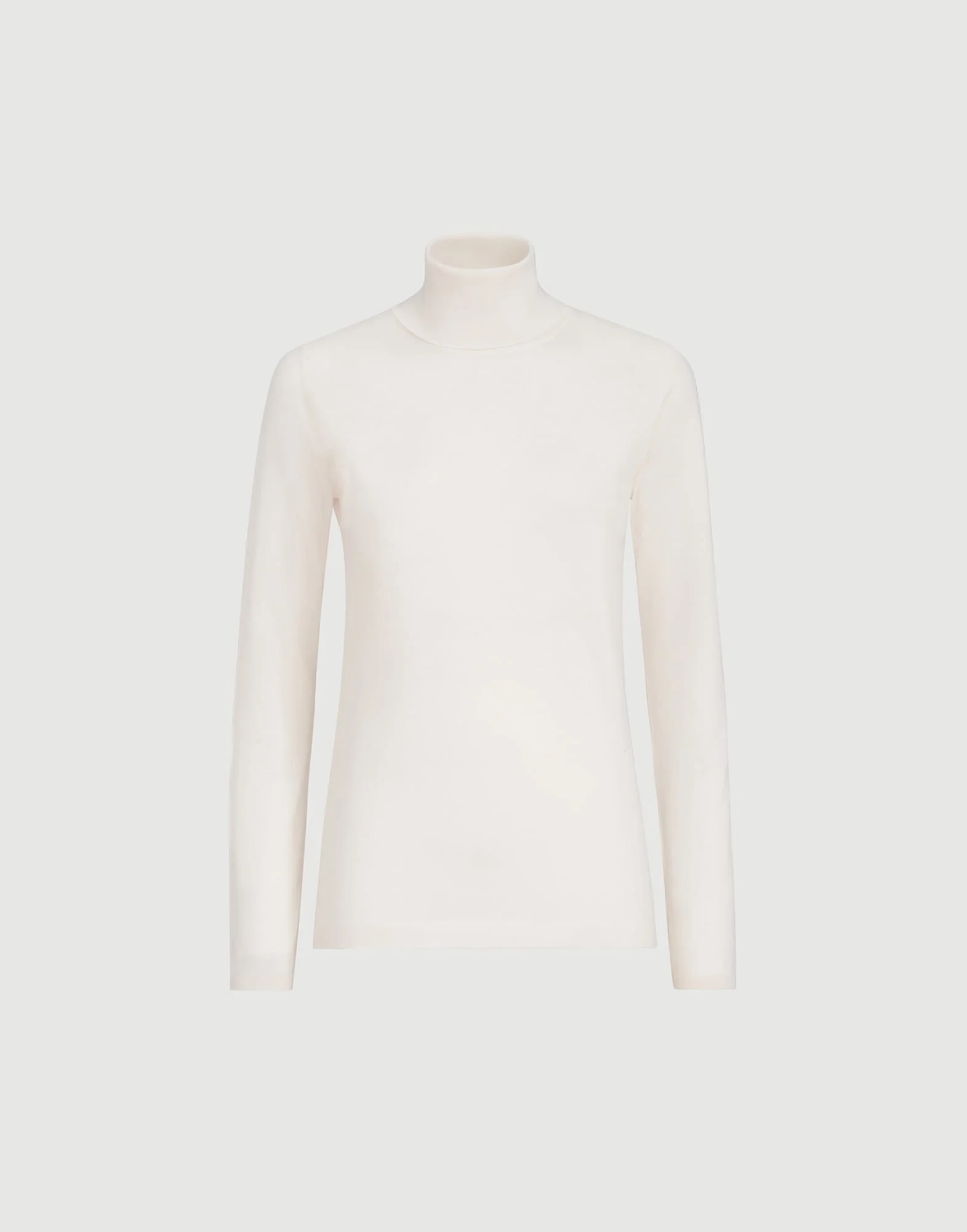 Cashmere and silk lightweight turtleneck sweater - 1