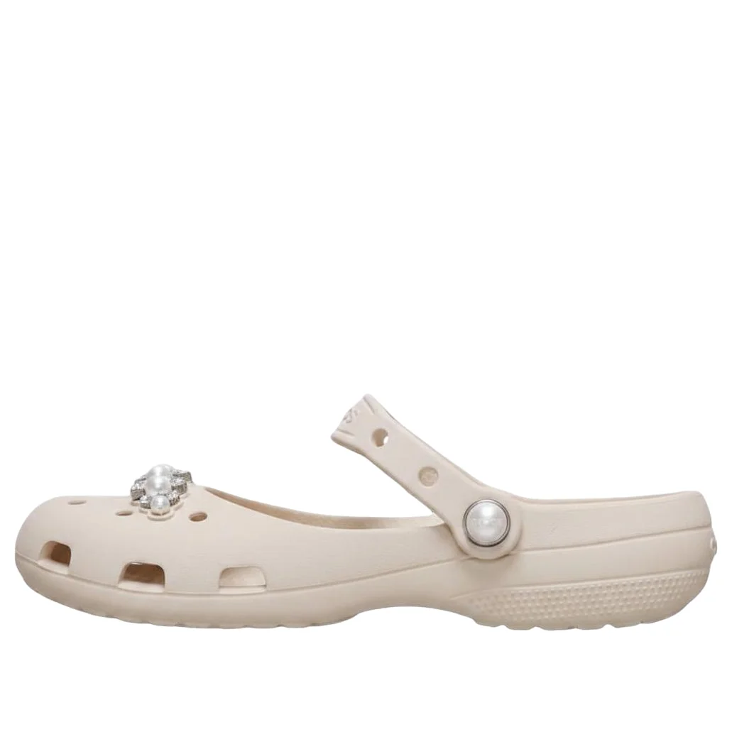 (WMNS) Crocs Classic Pearls Ballet 'Frappe' 213990-2MC - 1
