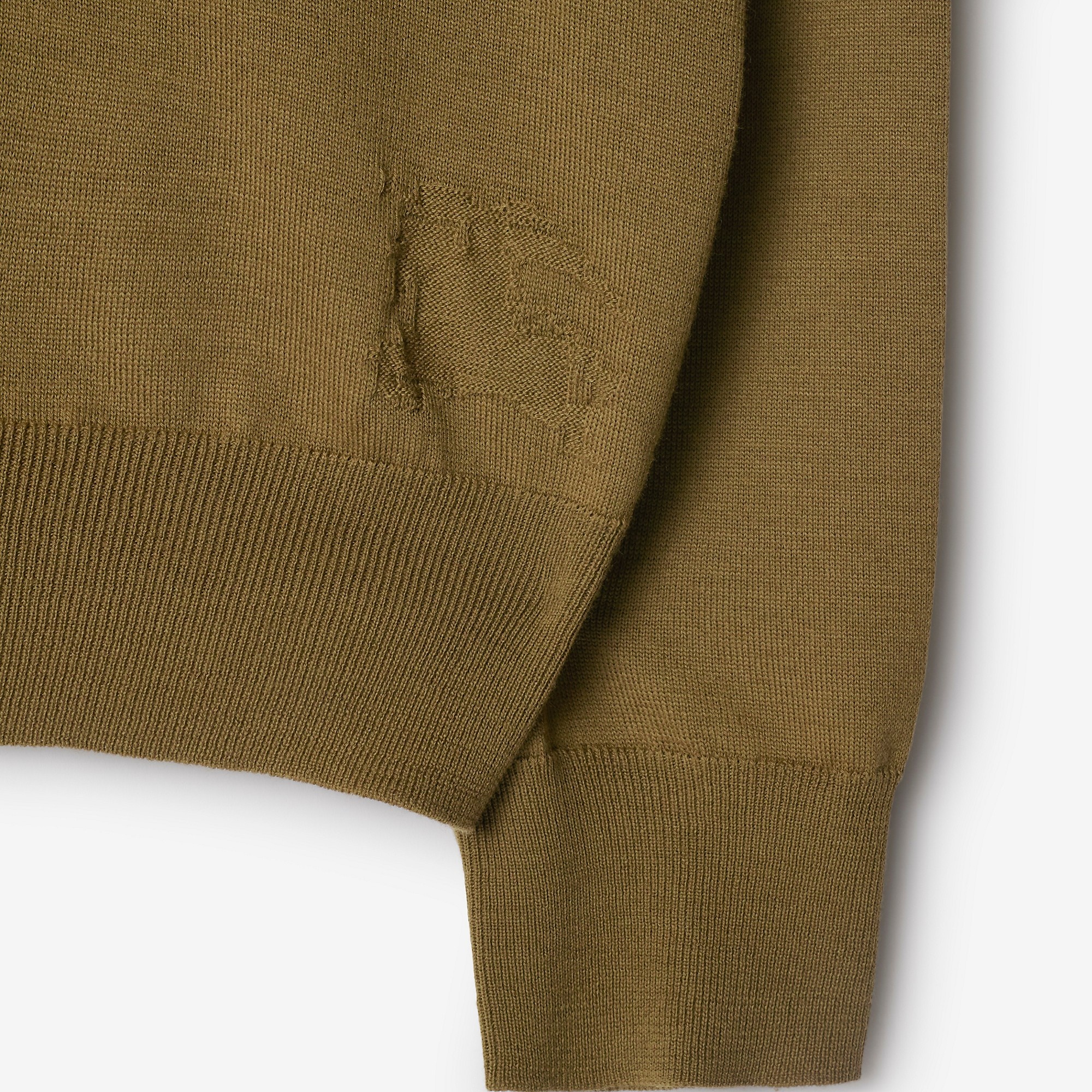 Long-sleeve Wool Polo Shirt - 5