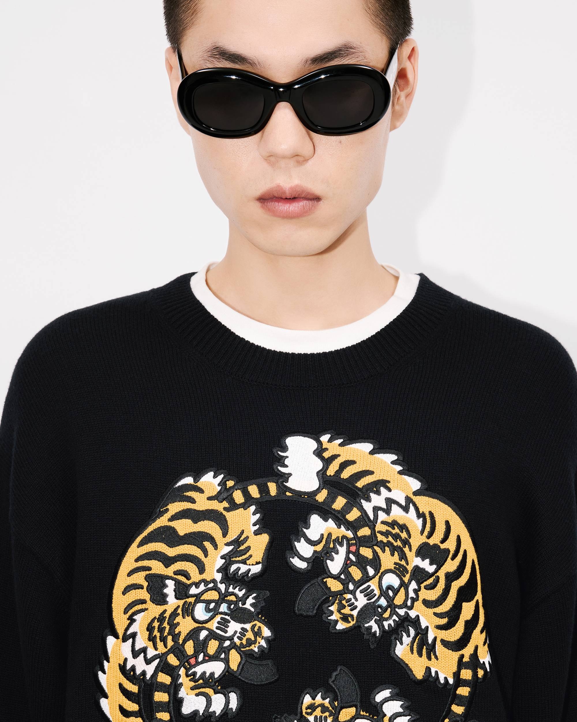 'KENZO VERDY MARKET' genderless embroidered jumper in wool and cotton - 11