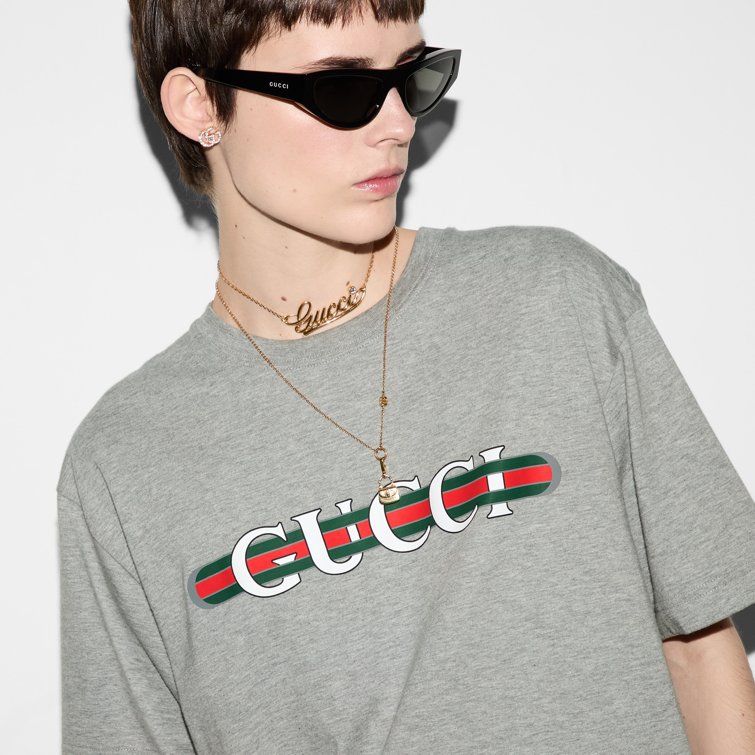Cotton jersey T-shirt with print - 5