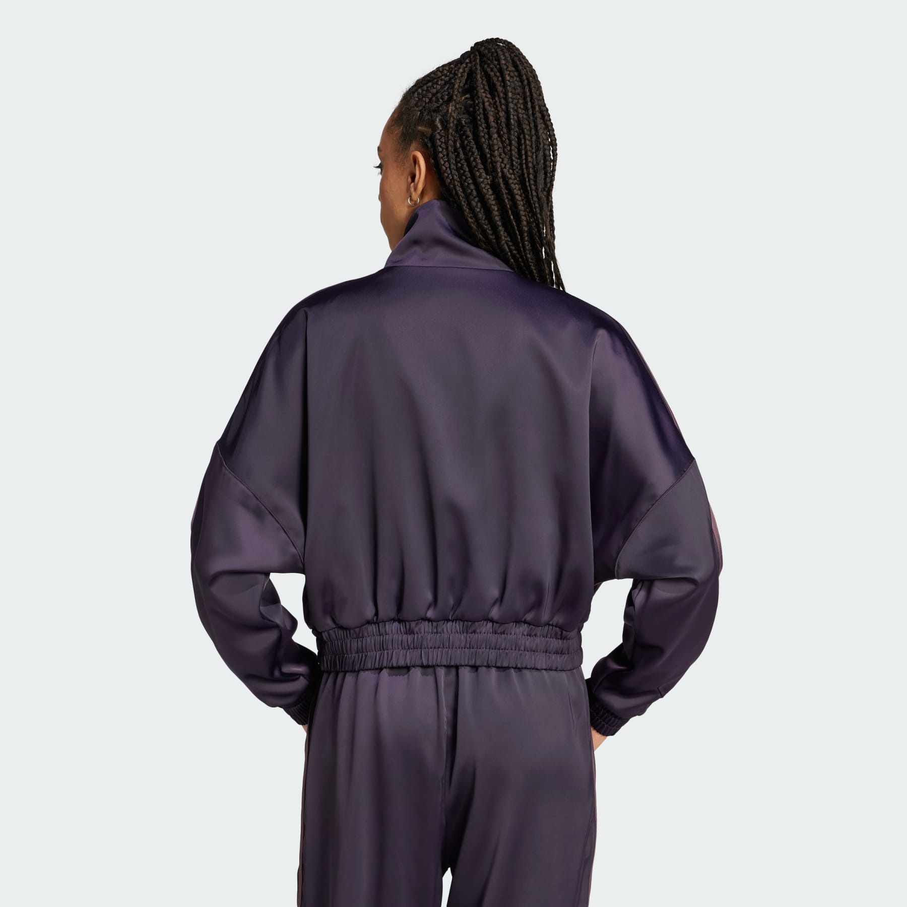 adidas Piping Loose Crop Track Top | REVERSIBLE