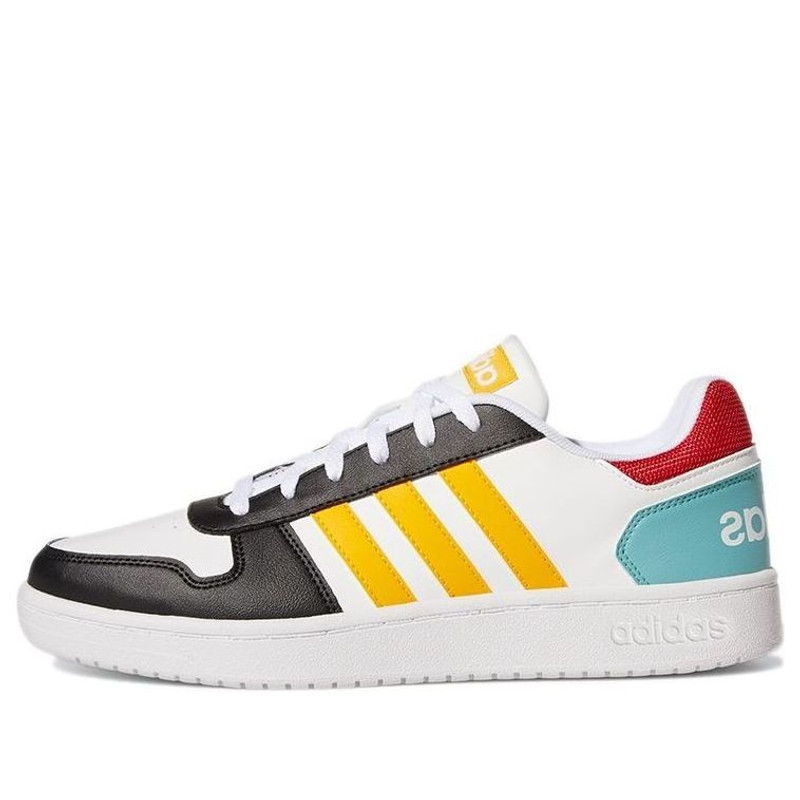 adidas Hoops 2.0 'White Black Yellow' GY5899 - 1