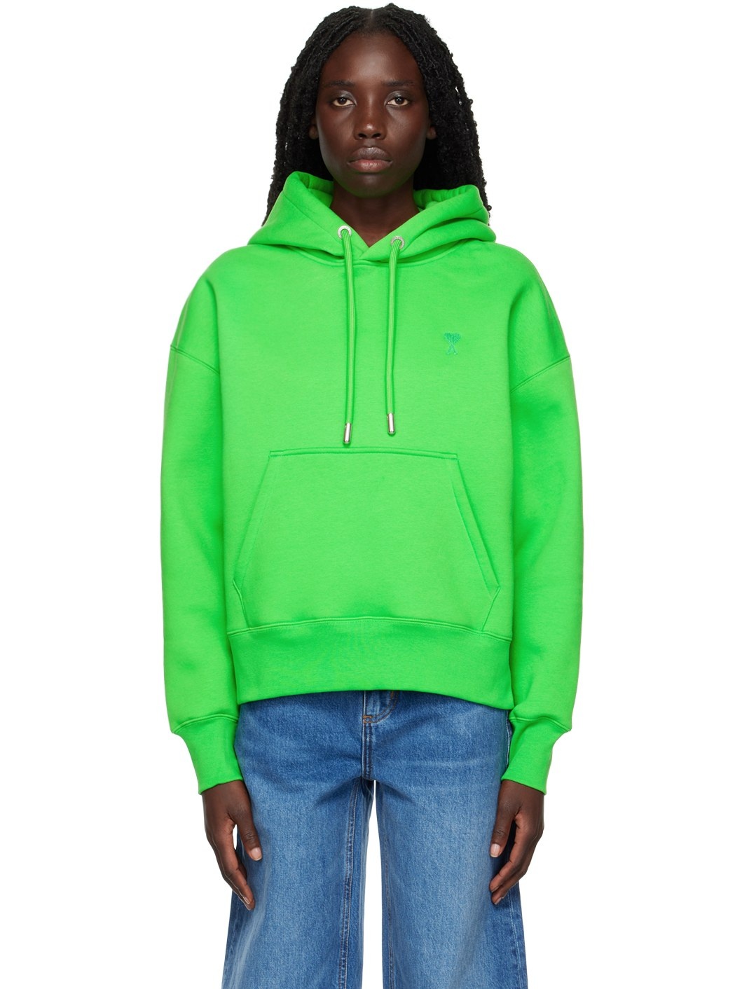 Green Ami de Cœur Hoodie - 1