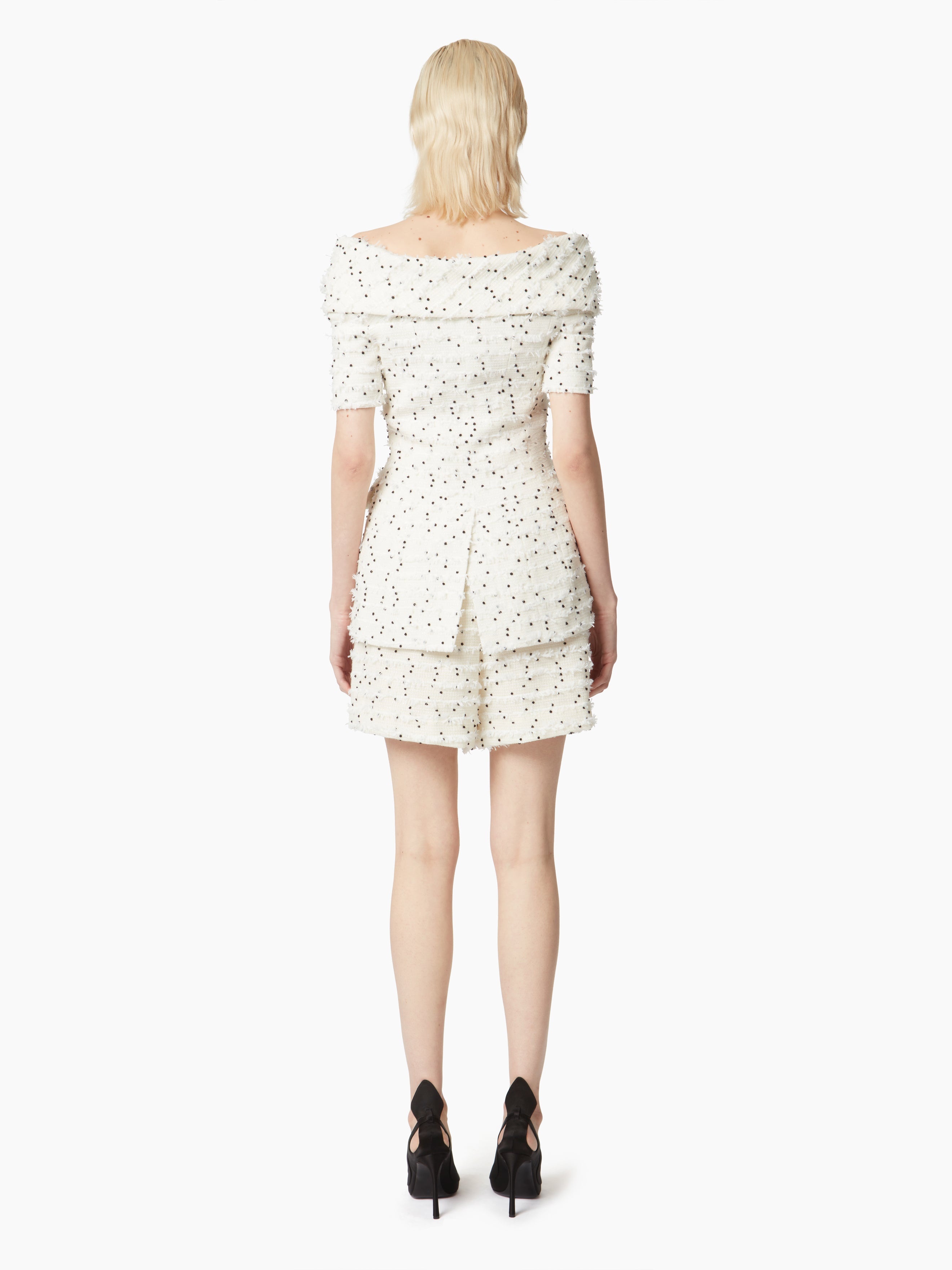 WIDE PLEATED SHORTS - 4