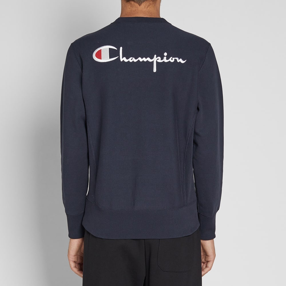 Champion Reverse Weave Script Logo Crew Sweat - 7