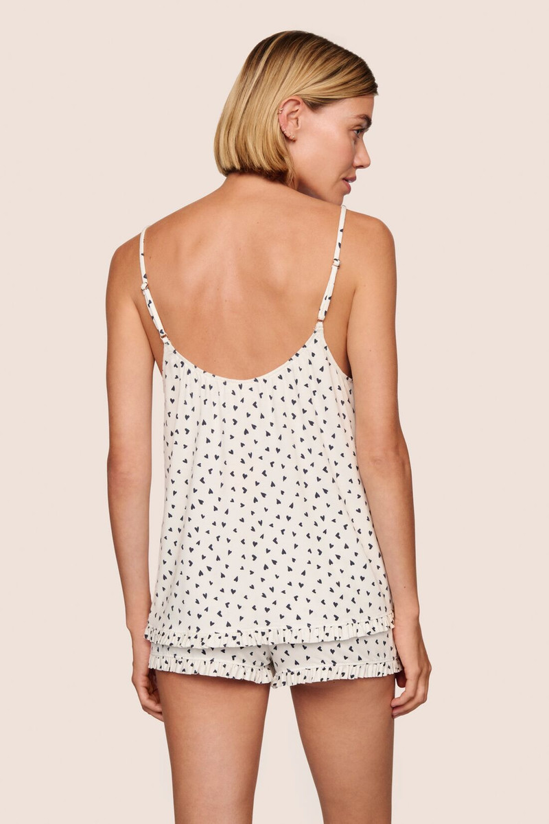 eberjey Gisele TENCEL™ Printed Modal Ruffle Cami & Shortie Short Set outlook