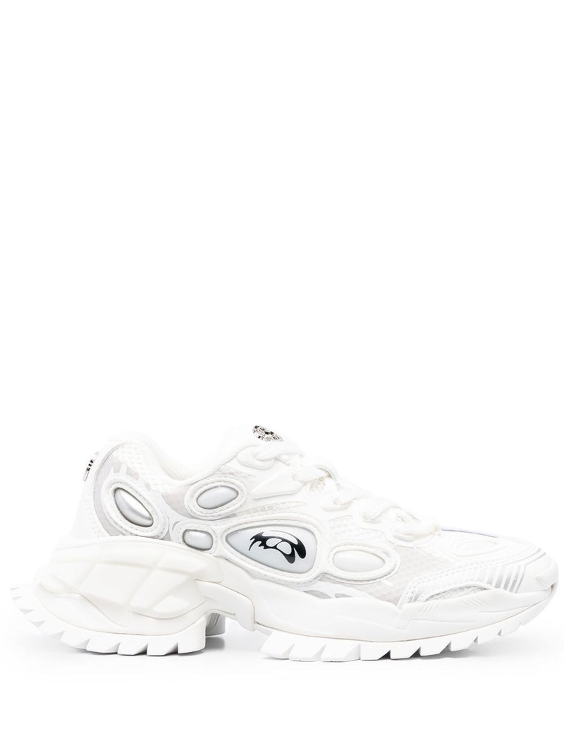 panelled chunky sneakers 1