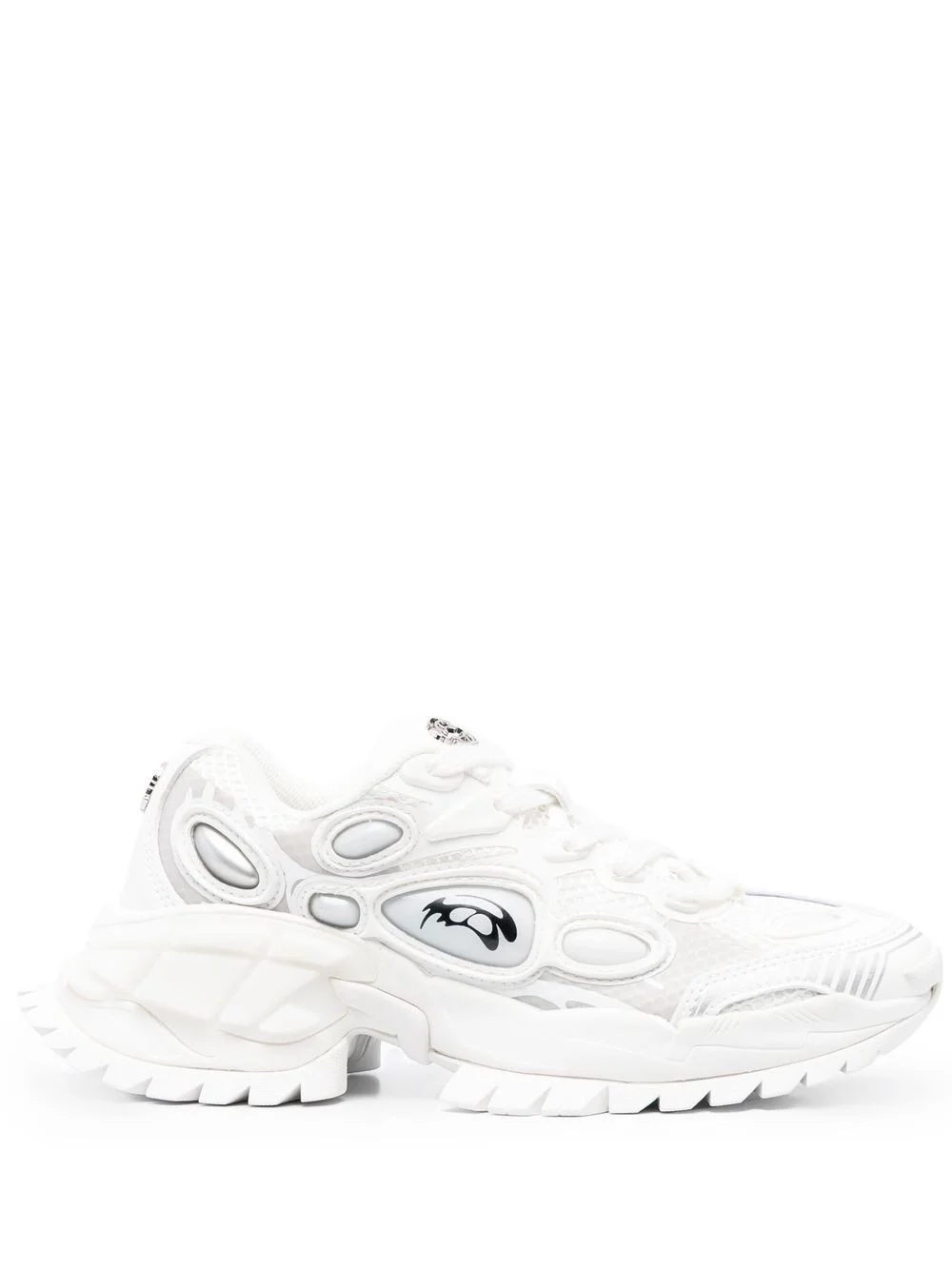 panelled chunky sneakers - 1