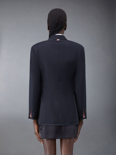 Thom Browne Super 120's Twill Tipping Elongated Sport Coat outlook