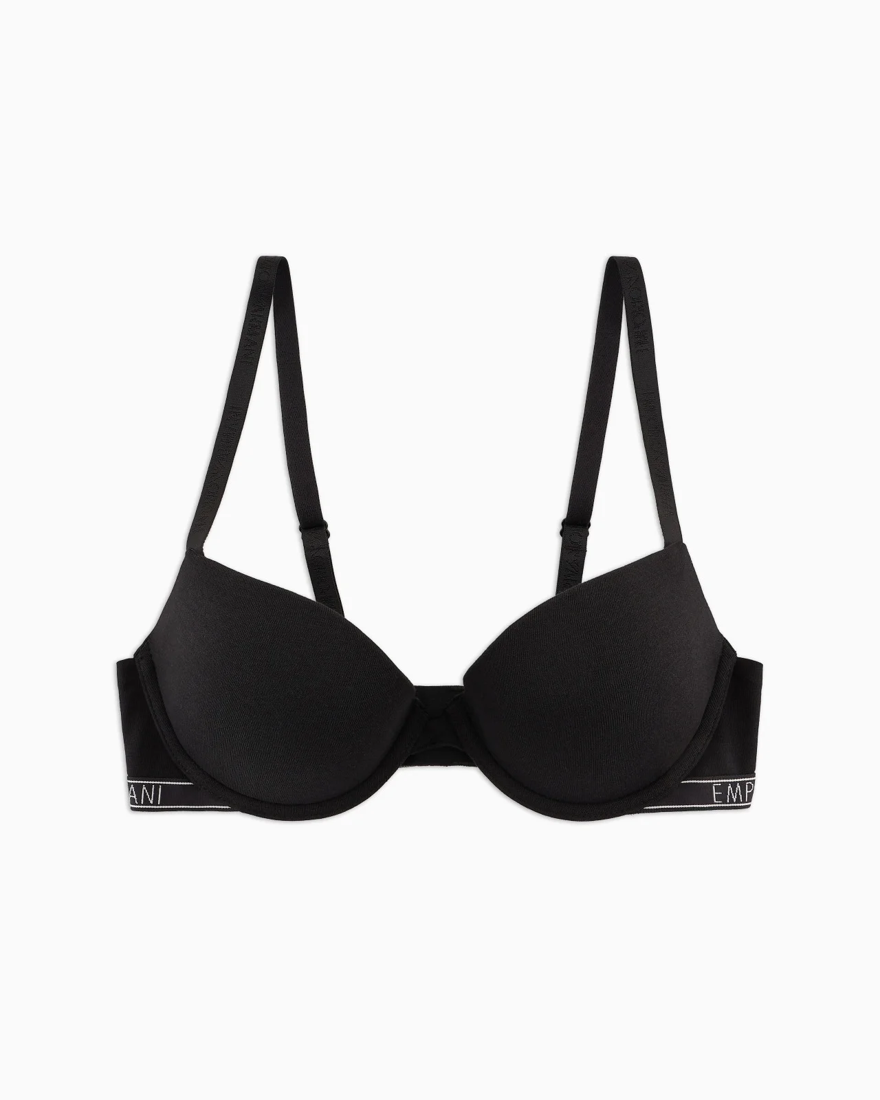 ASV Essential organic-cotton push-up bra with logo - 1