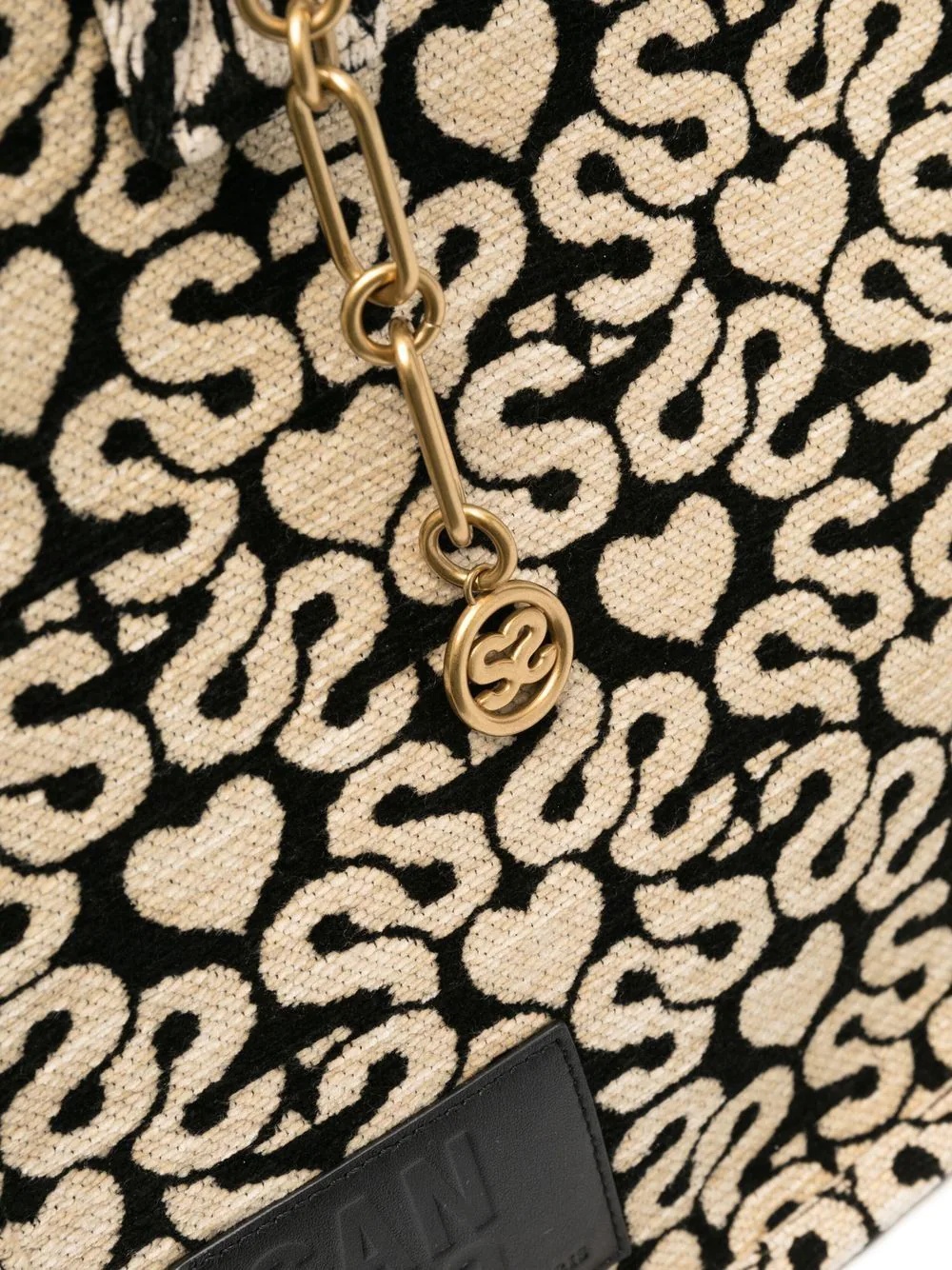 Kasbah velvet monogram tote bag - 5