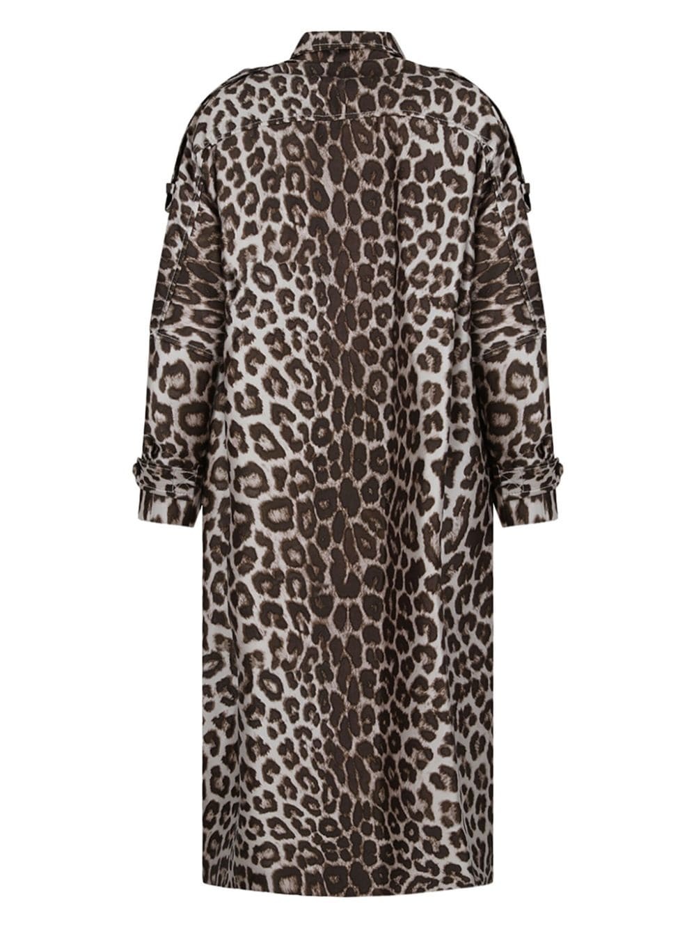 animal print coat - 2