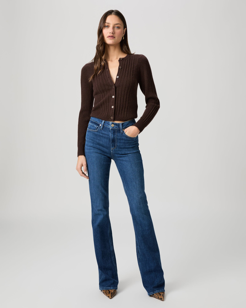 PAIGE High Rise Laurel Canyon Bootcut Jean outlook