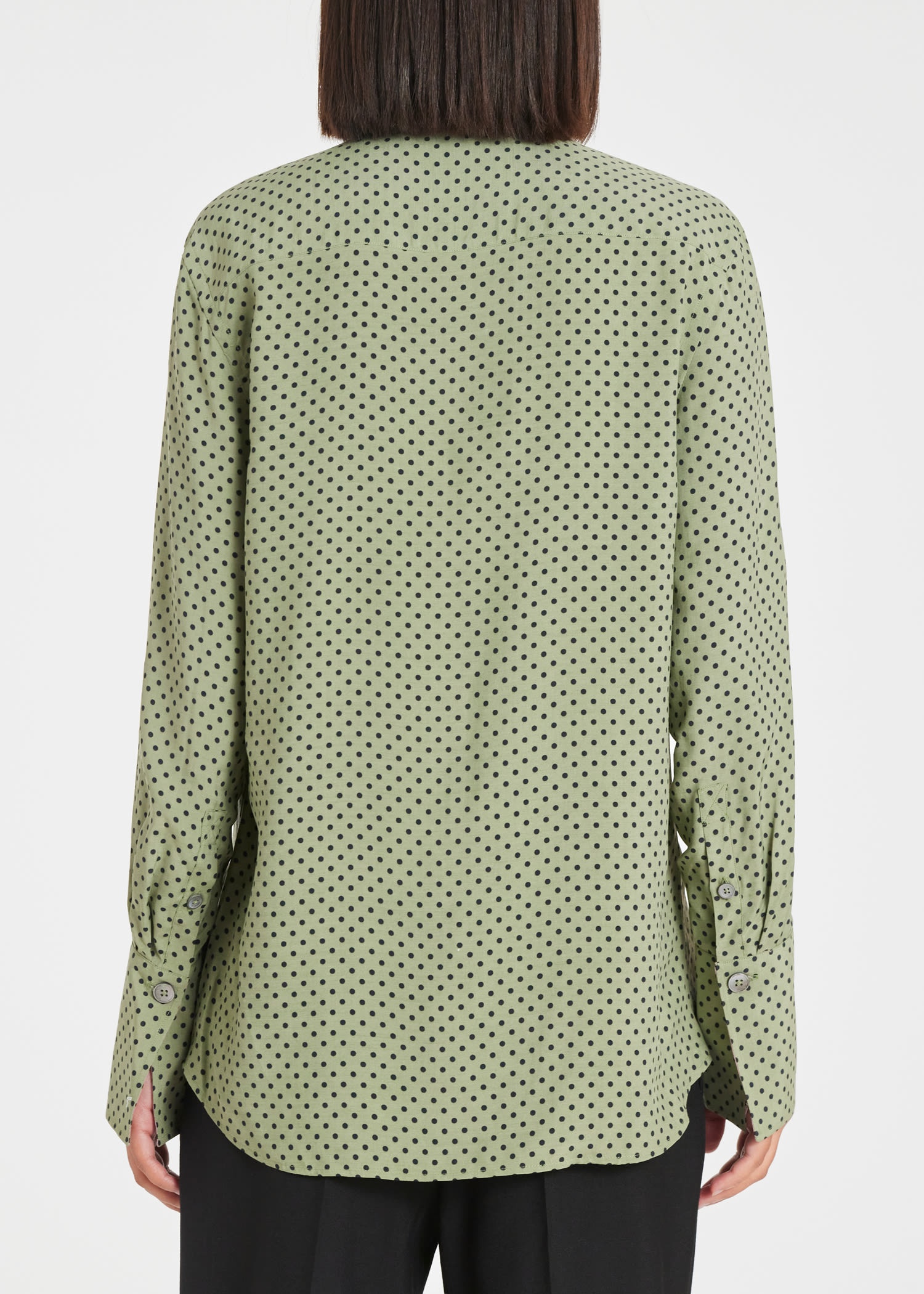 Khaki Polka Dot Shirt - 4