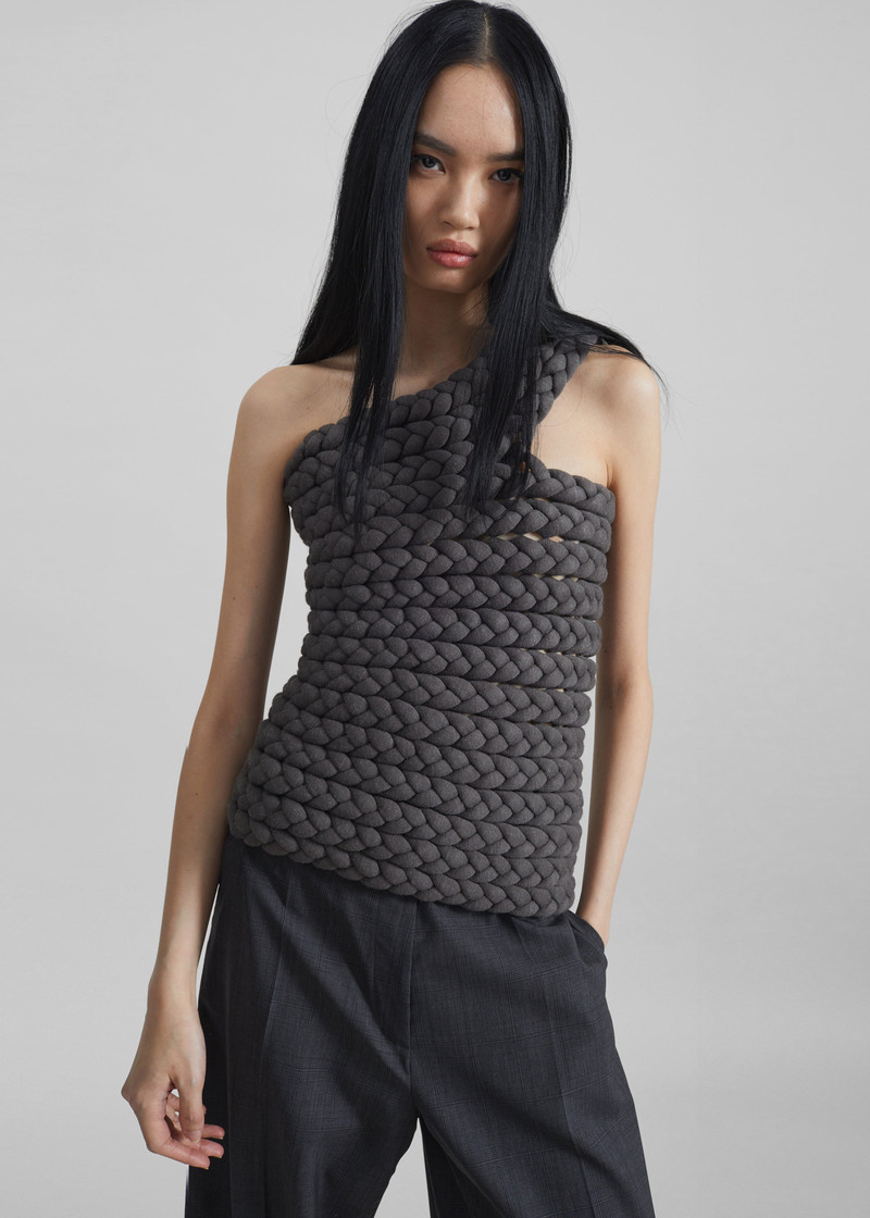 Bevza Tisto Top - Dark Grey 3