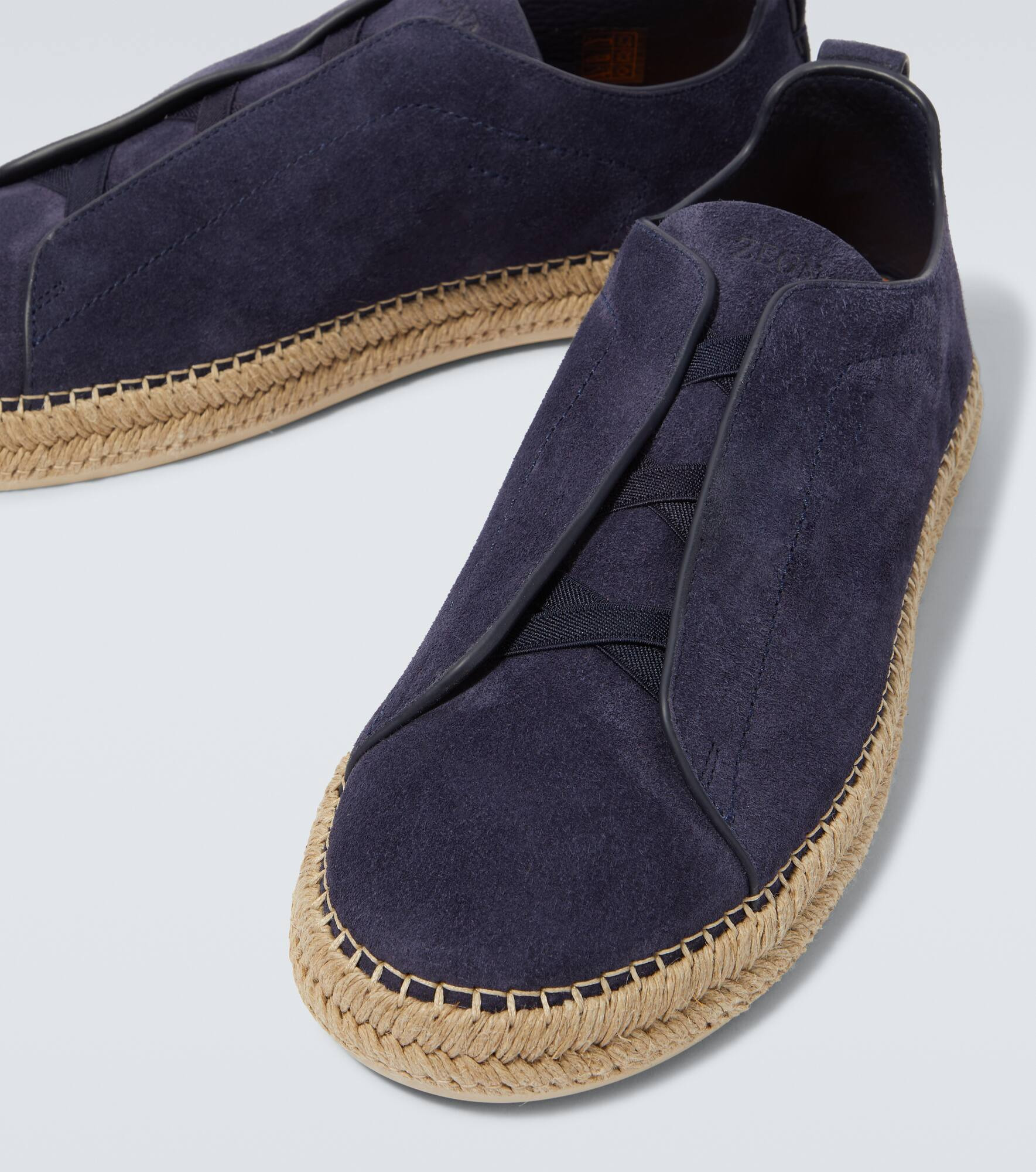 Triple Stitch suede espadrilles - 3
