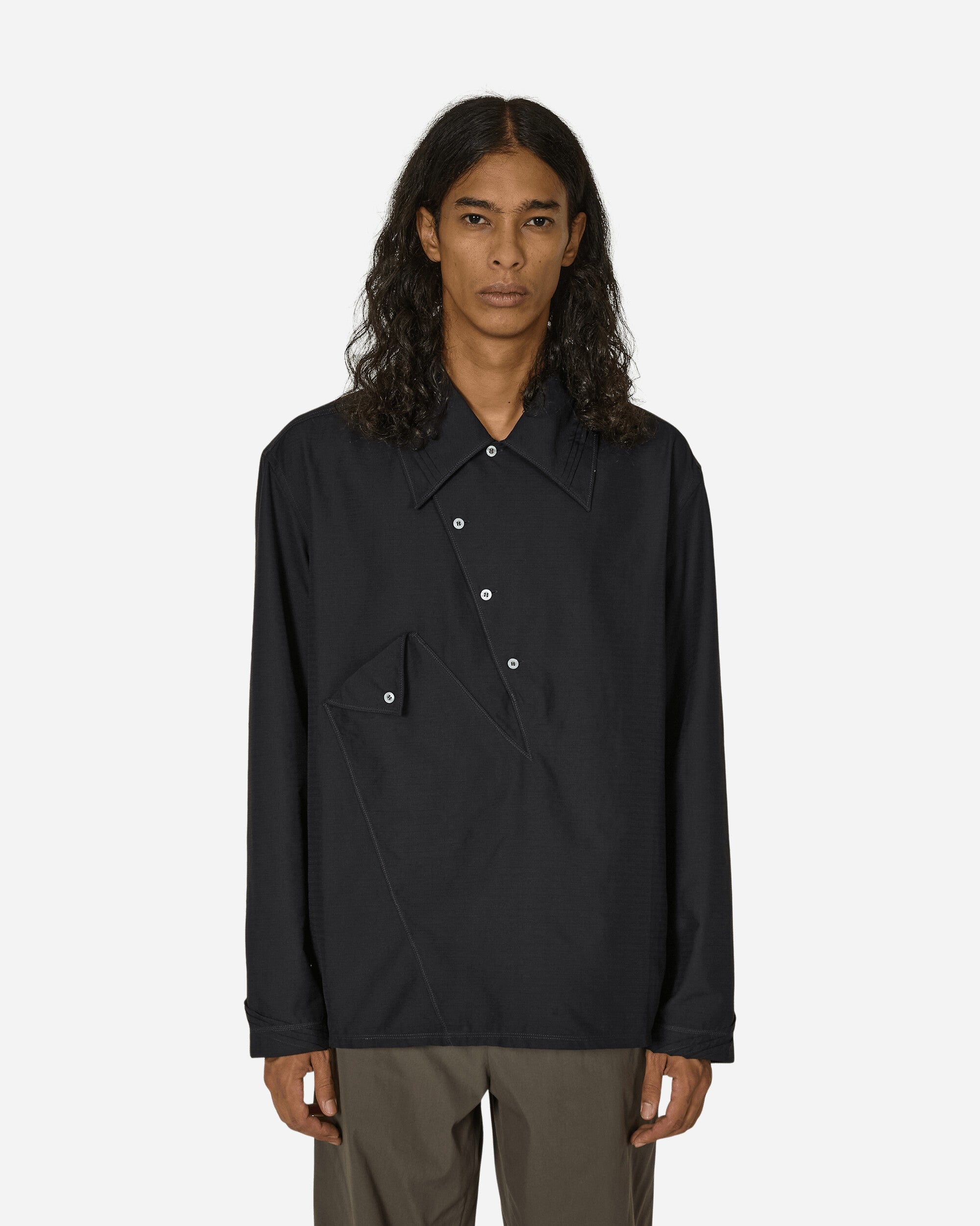 Jarocka Overshirt Jet Black - 1