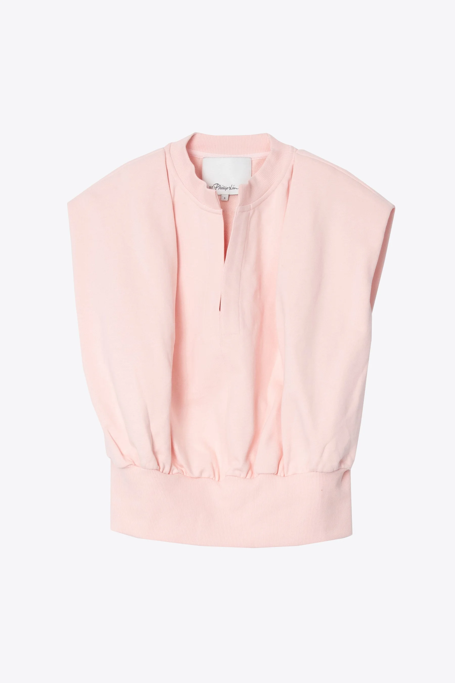 Sleeveless French Terry Top - 1