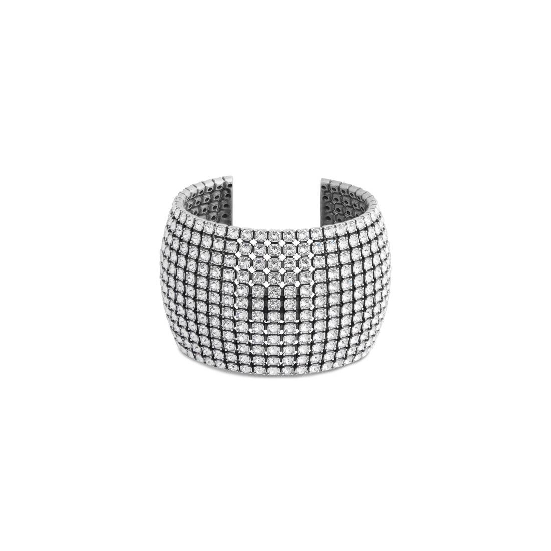 Women's Glam Cuff in Antique Silver - 1