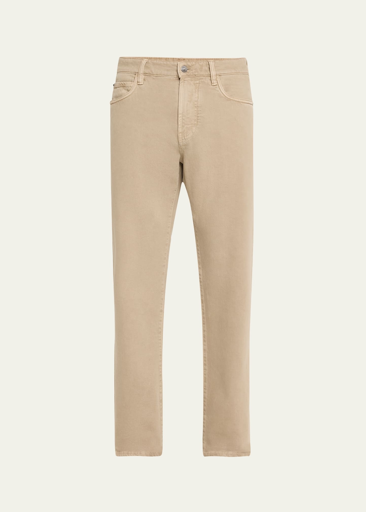 Men's Carlo Hyannis Straight Cotton Trousers - 1