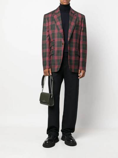 Vivienne Westwood checked virgin wool blazer outlook