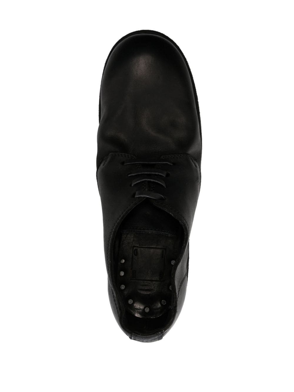 almond-toe leather brogues - 4