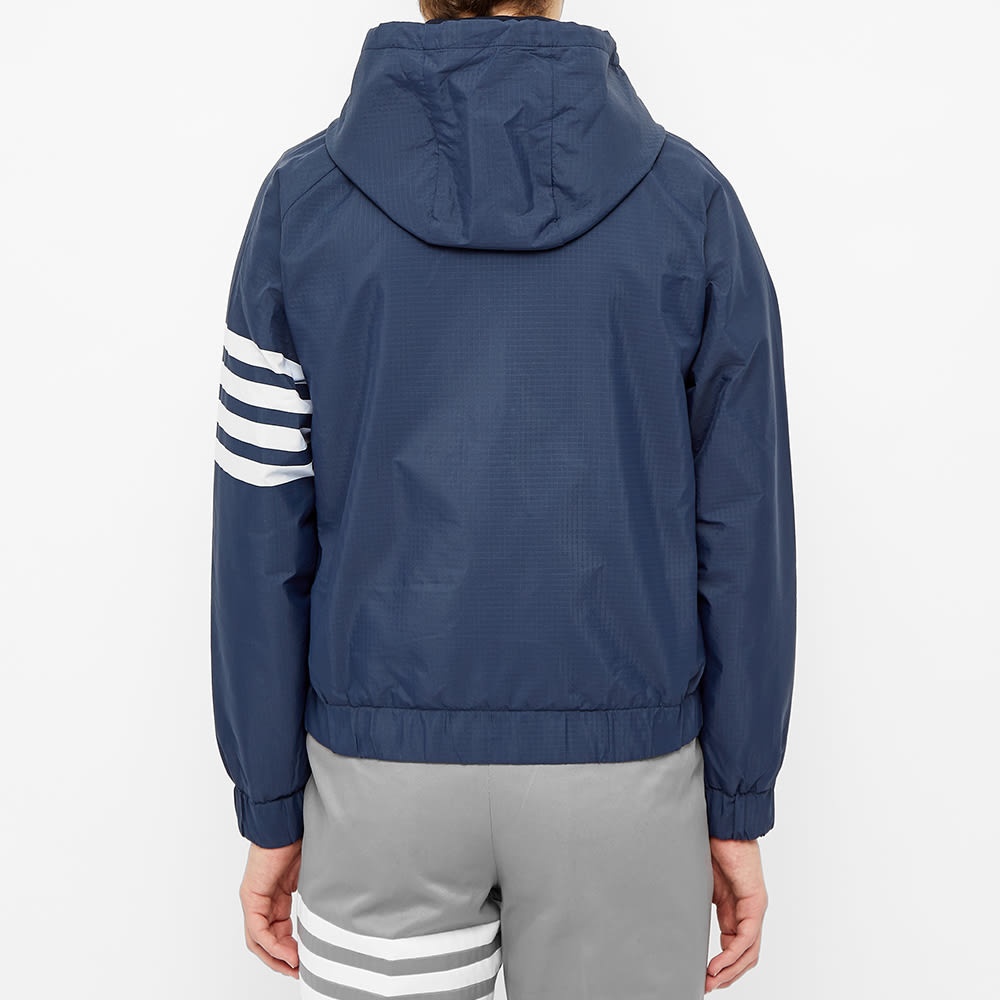 Thom Browne 4 Bar Zip Hooded Windbreaker - 5