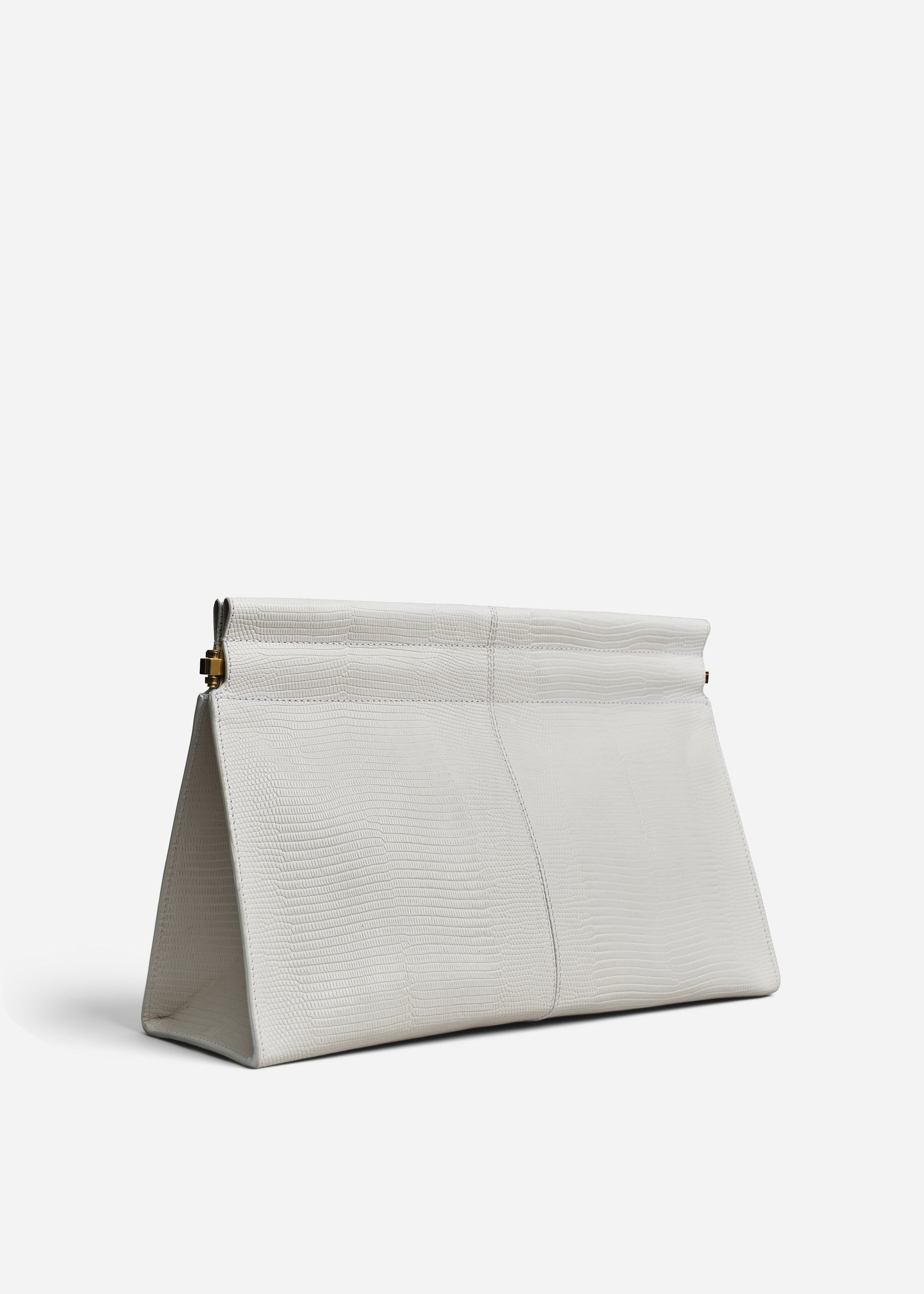 Large Leather Clutch - 2