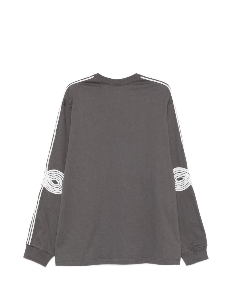 Song for the Mute stripe sleeve sweater outlook