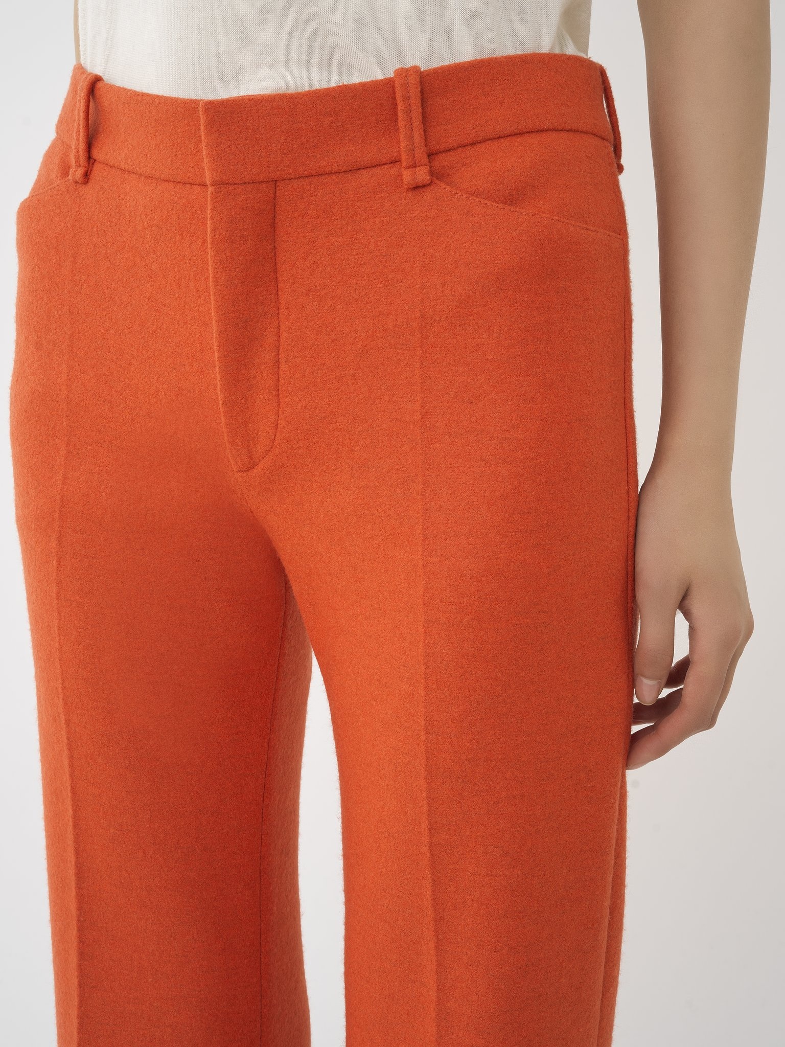 LOW-WAIST FLARE PANTS - 6