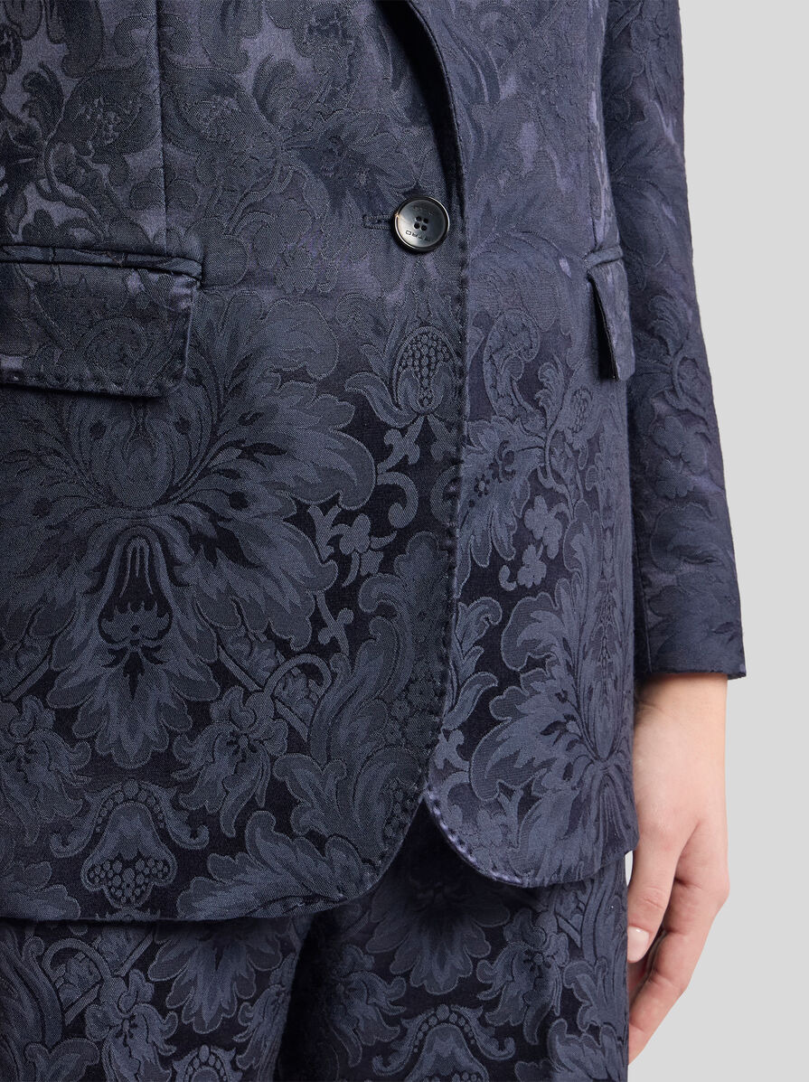SILK-BLEND JACQUARD JACKET - 2