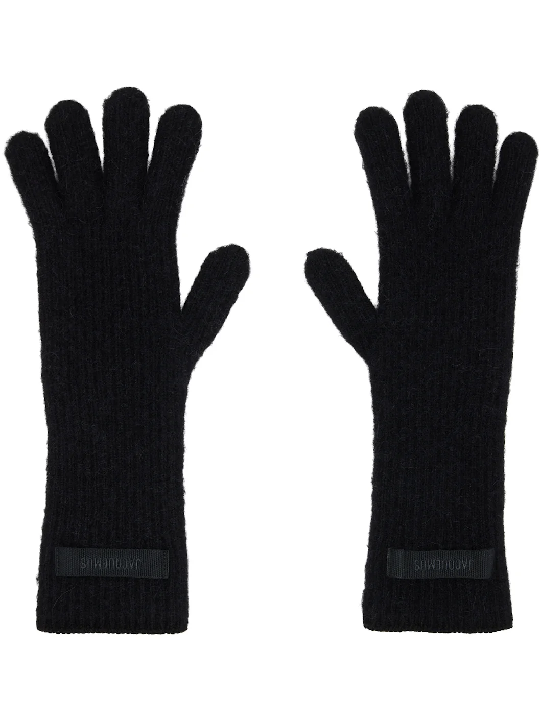 Black 'The Gros Grain' Gloves - 1