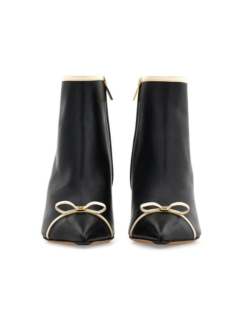 Women's Milla 70MM Leather Ankle Boots - Nero Mascarpone Biscotto 4
