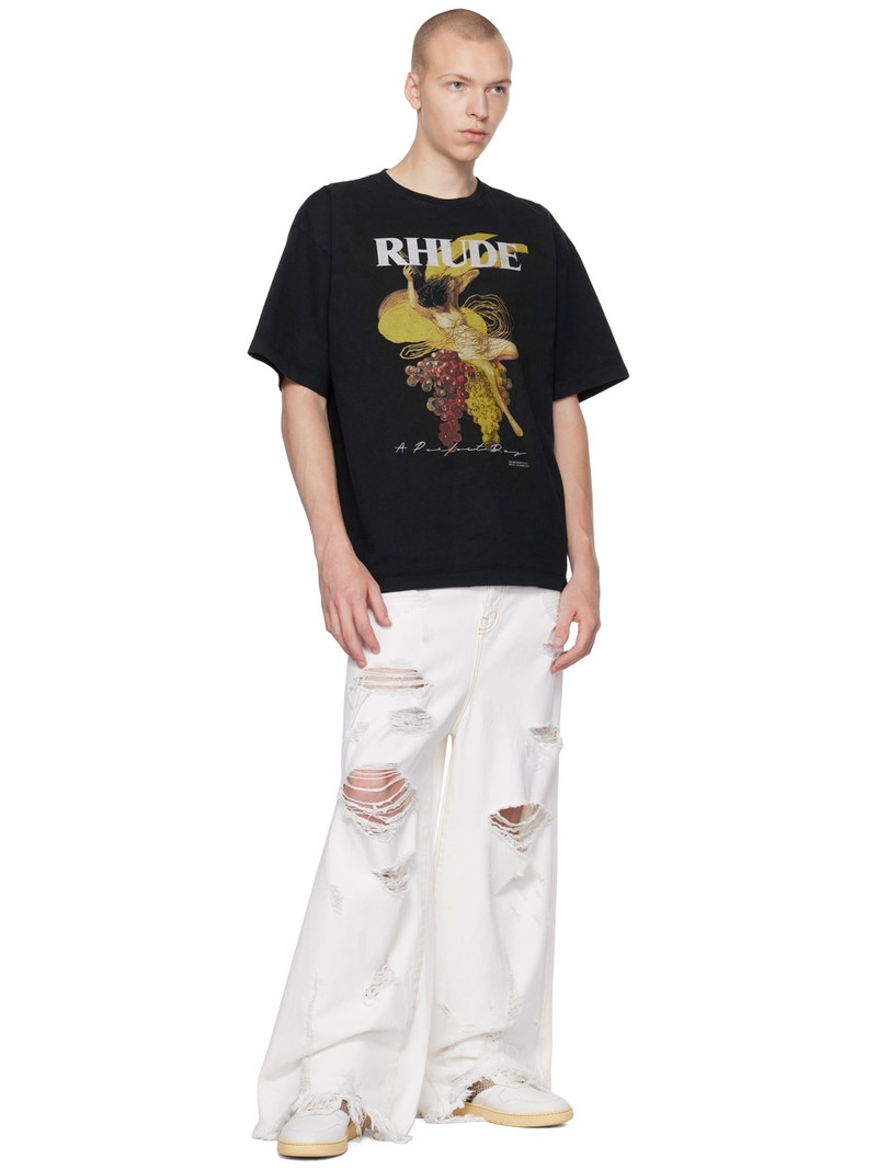Rhude White Rhecess-Hi Sneakers outlook