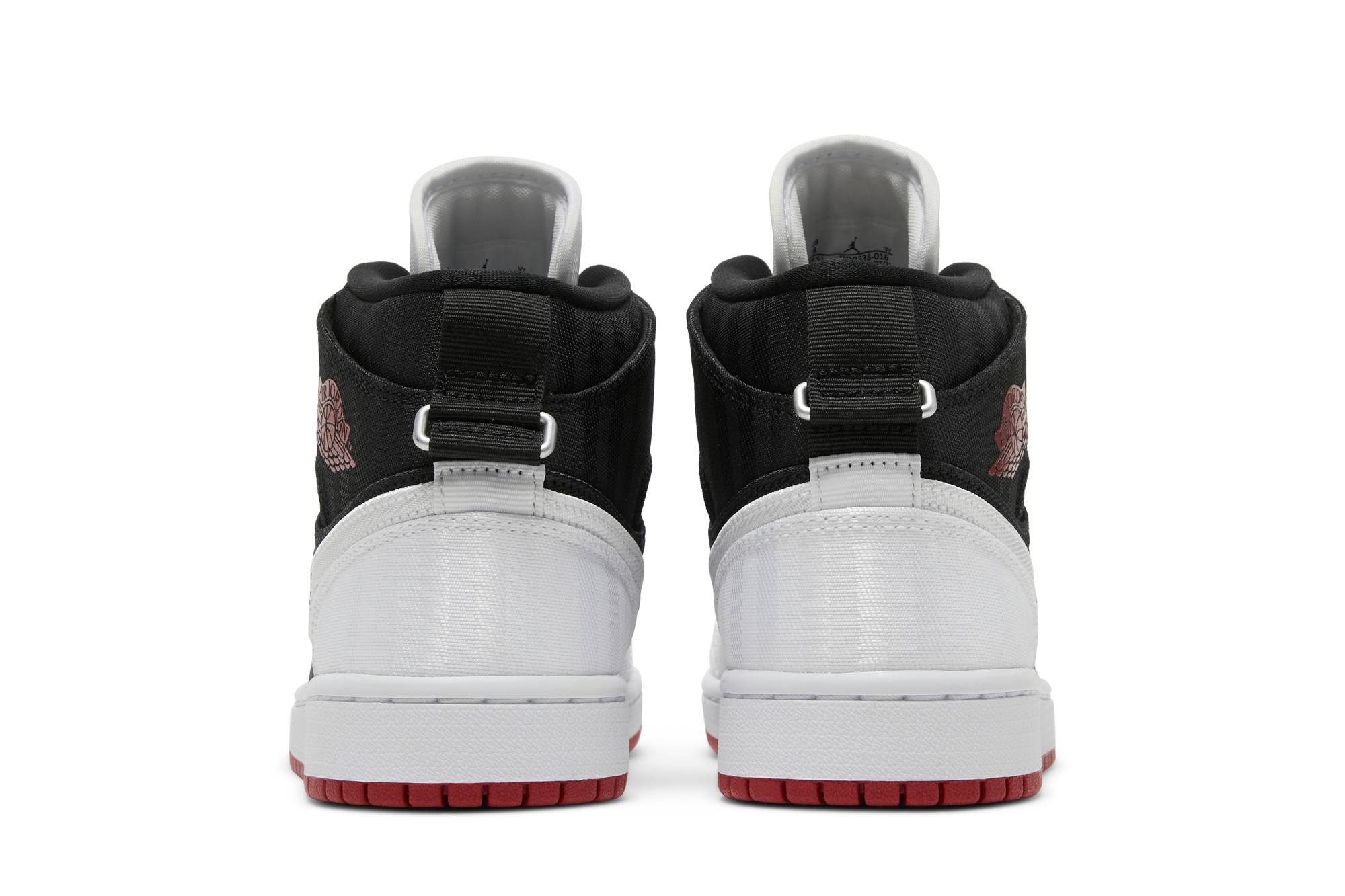 Wmns Air Jordan 1 Mid SE Utility 'White Black Gym Red' - 6